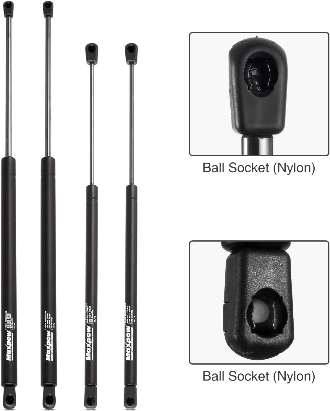 Glass Lift Supports Struts Pack of 2 F49235