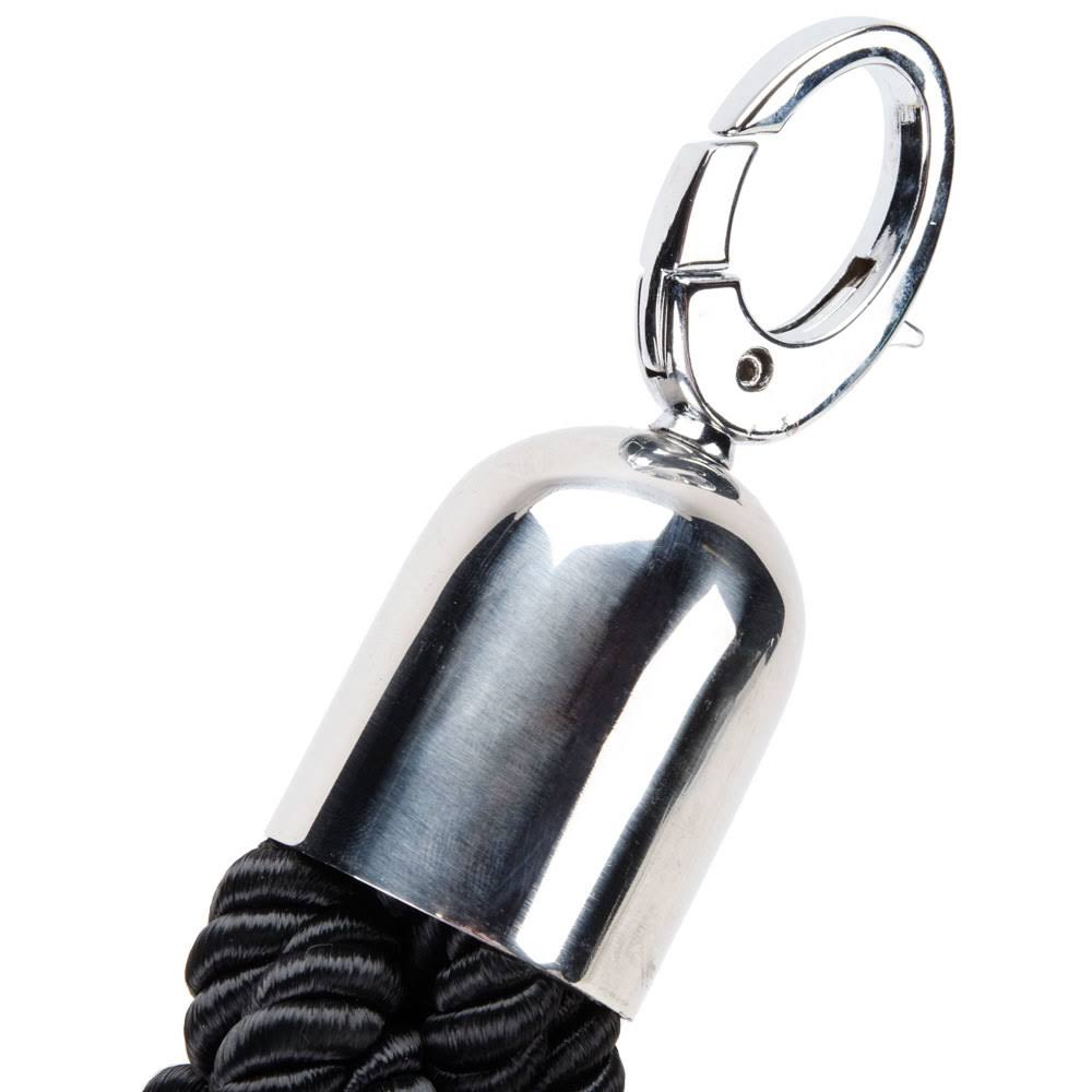 Chrome Black Braided Barrier Rope H84264