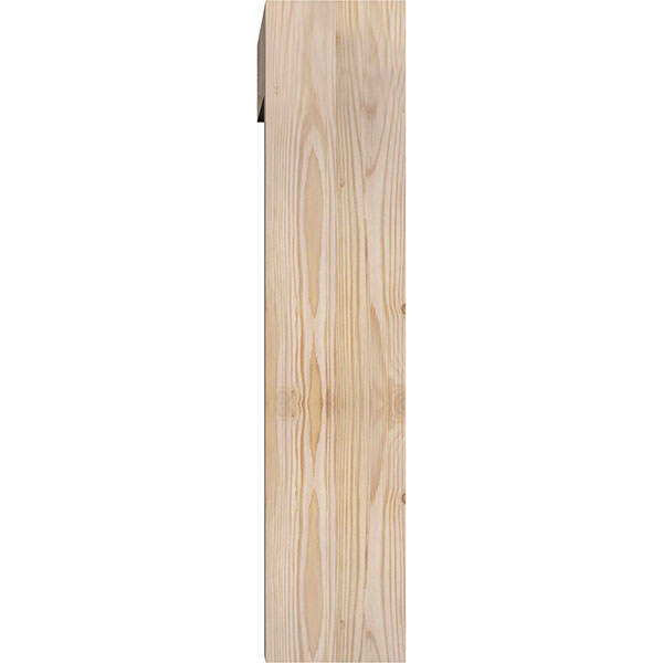 5 1/2x22W x 22x22D x 26x22H Smooth Bracket with Offset Brace, Douglas Fir F770180