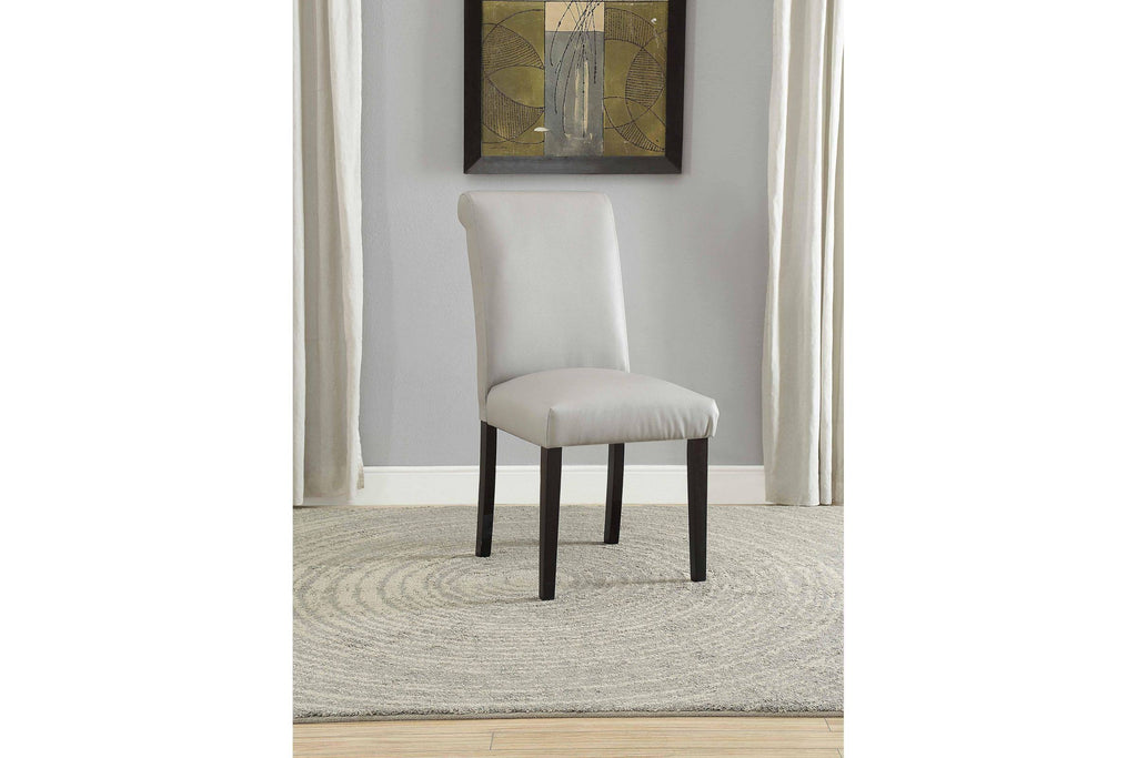 Gray Side Chair Set of 2 H3516