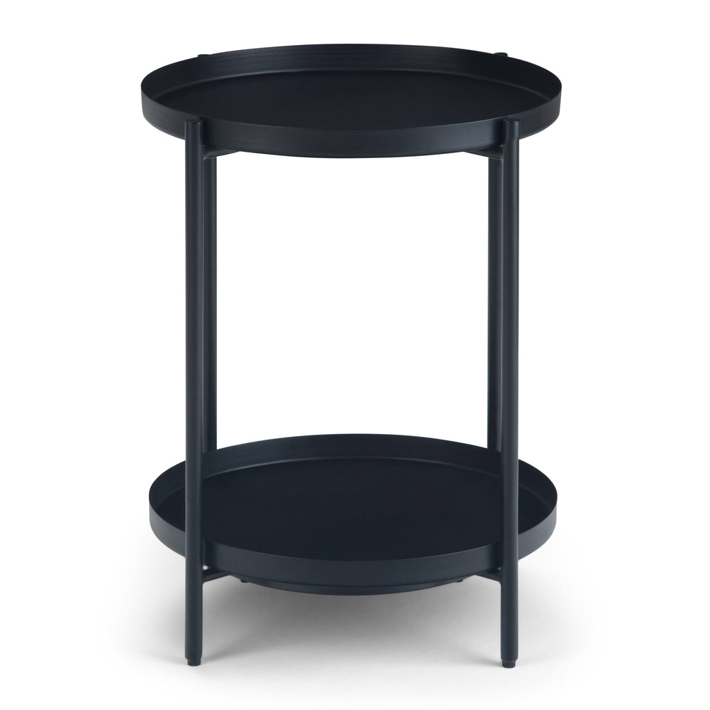 Cream Metal End Table Z10400