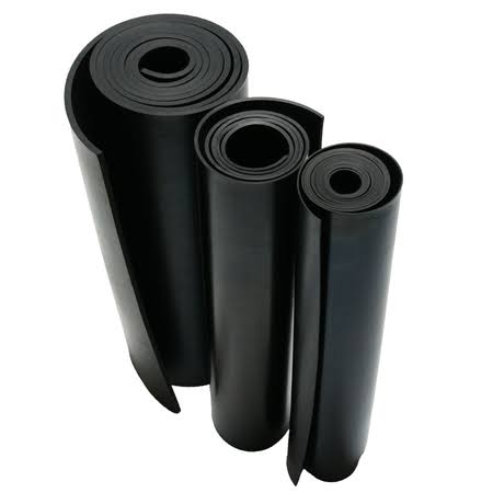 Black 3/4 in. x 36 in. x 72 in. Commercial Grade 60A Rubber Sheet F71512