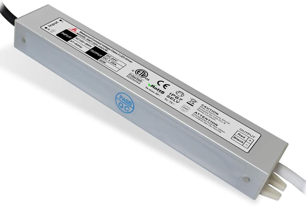 24V 200W LED Driver Transformer, IP67 Waterproof Constant Voltage Power Supply A79445