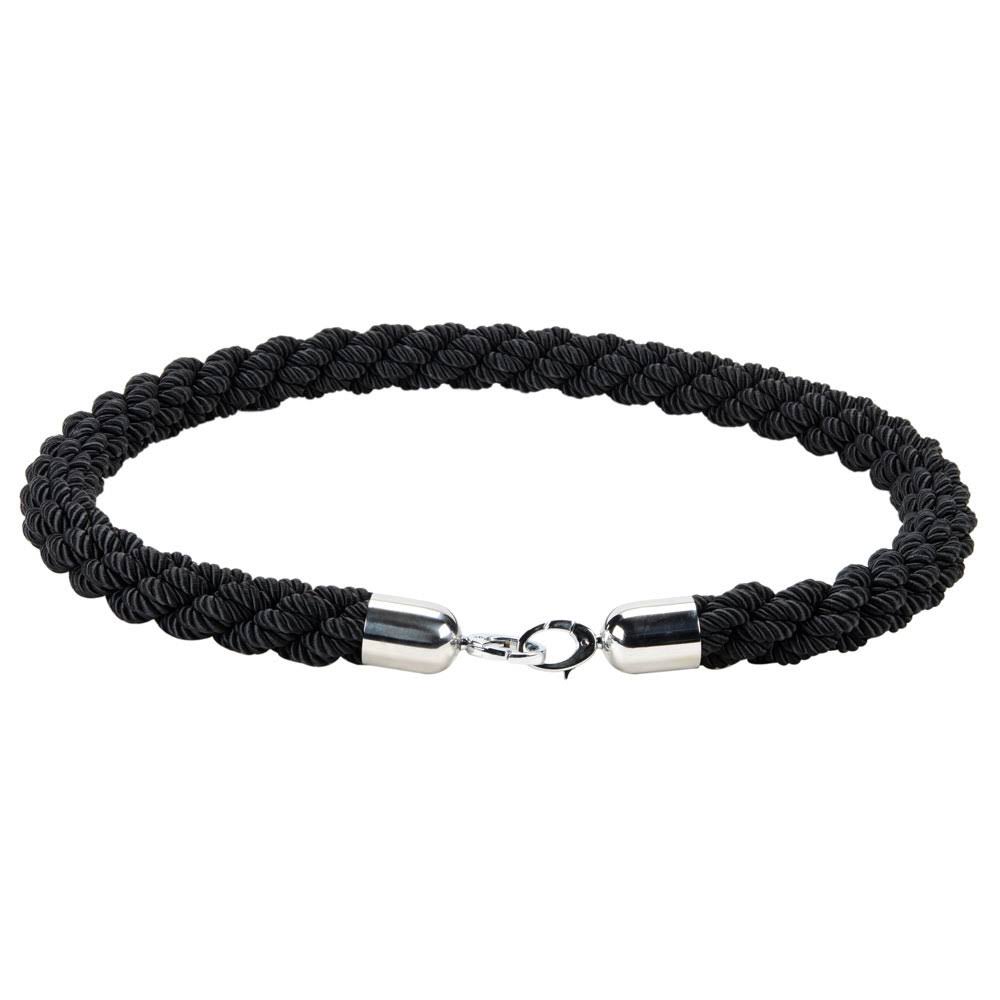 Chrome Black Braided Barrier Rope H84264