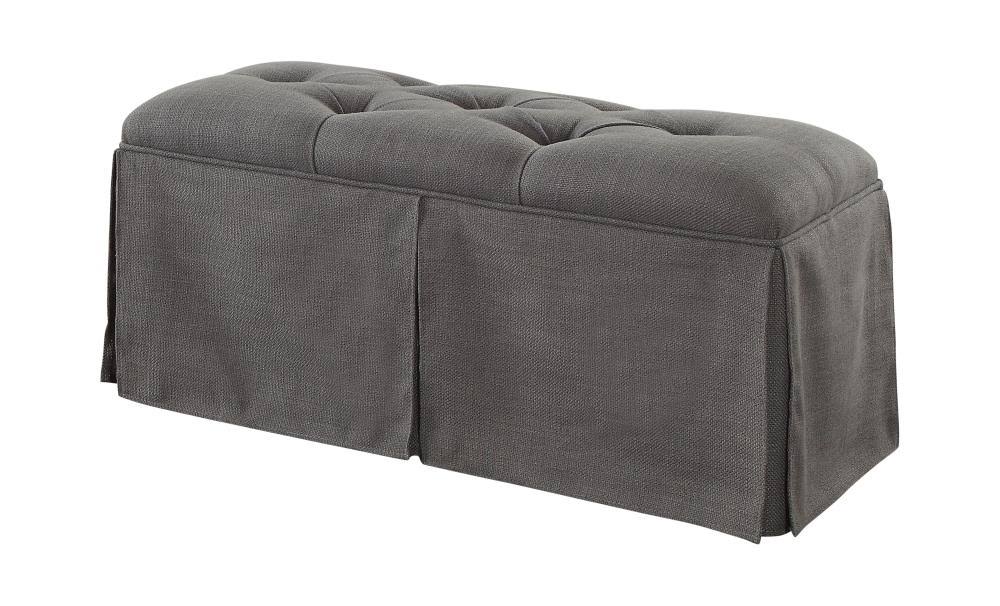 Gray Storage Bench B766845