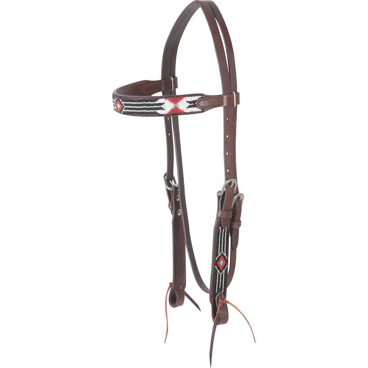 Taos Beaded Browband Headstall F790815