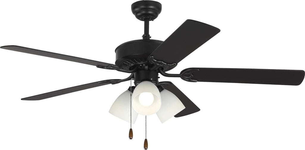 White Outdoor Ceiling Fan with 5 MDF Blades L3831