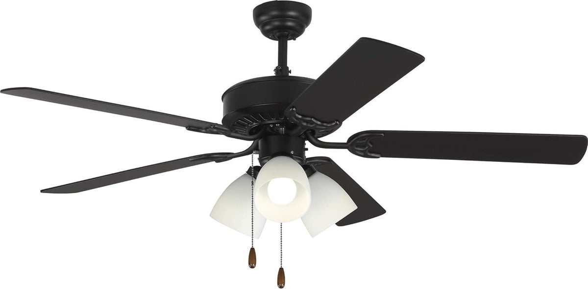 White Outdoor Ceiling Fan with 5 MDF Blades L3831