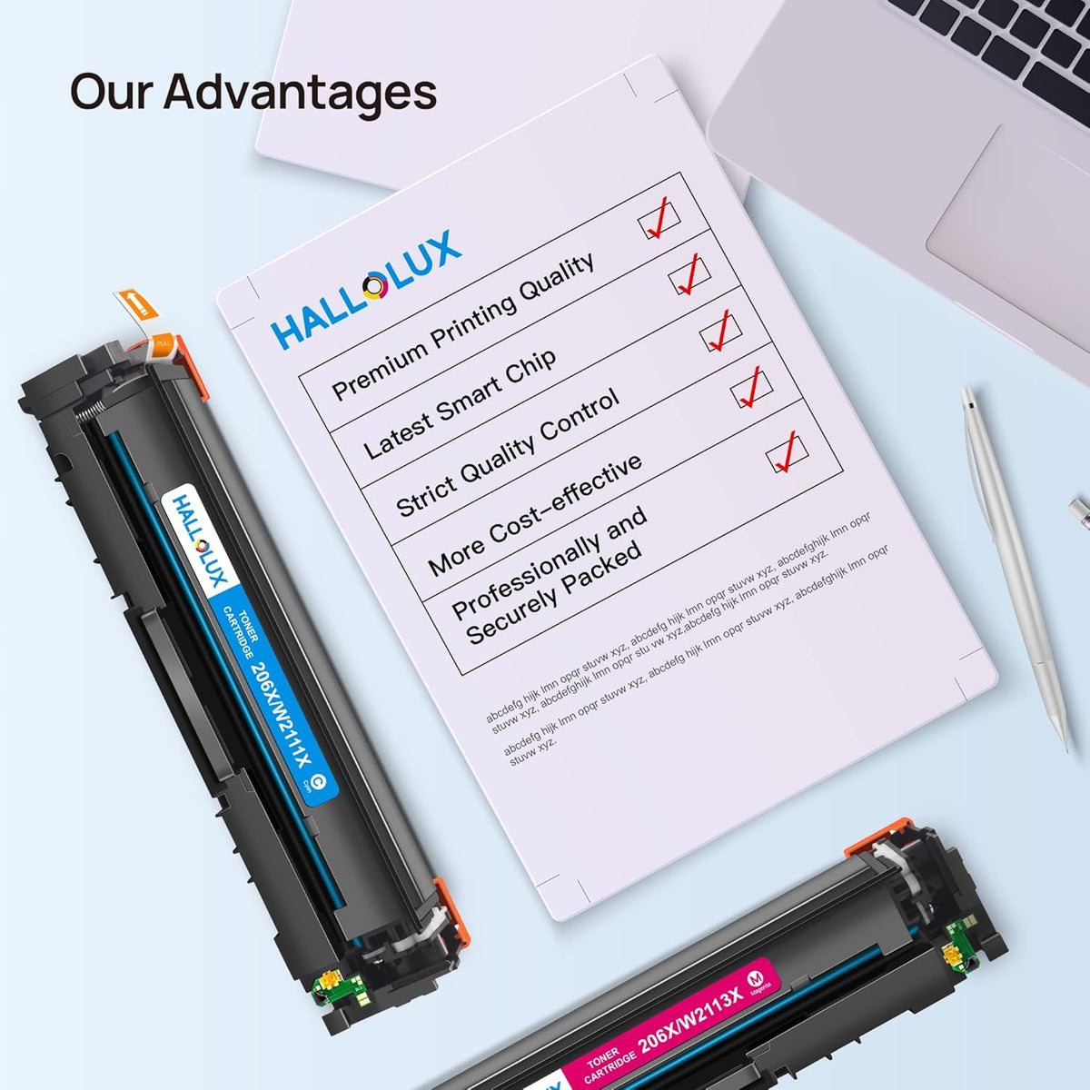 4 Pack High Yield Toner Cartridge Z354869