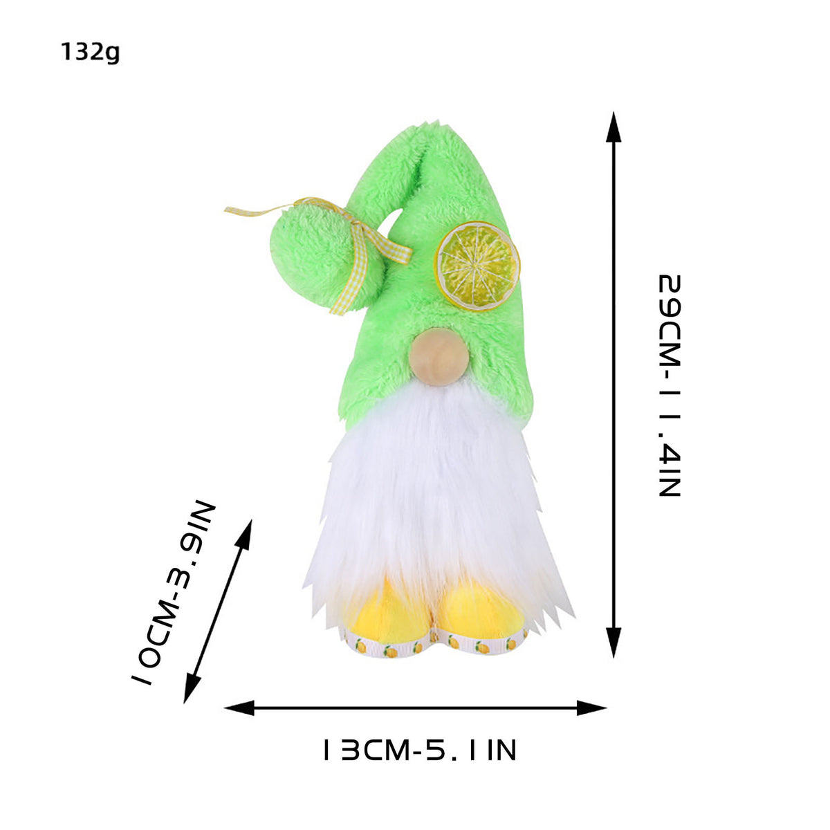 Summer Lemon Plush Dwarf Doll F995491