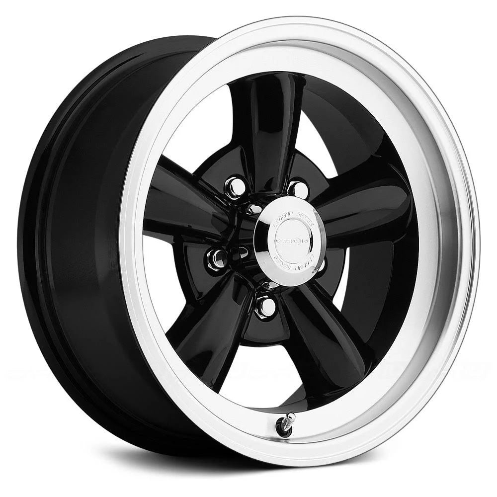 17x8 5x4.75 inch +0mm Gloss Black Wheel Rim F1223