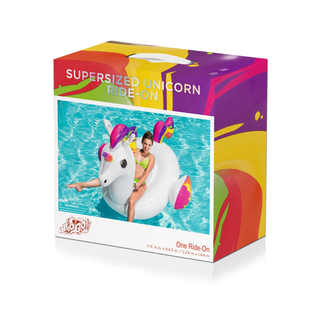 Unicorn Inflatable Ride-On F98237