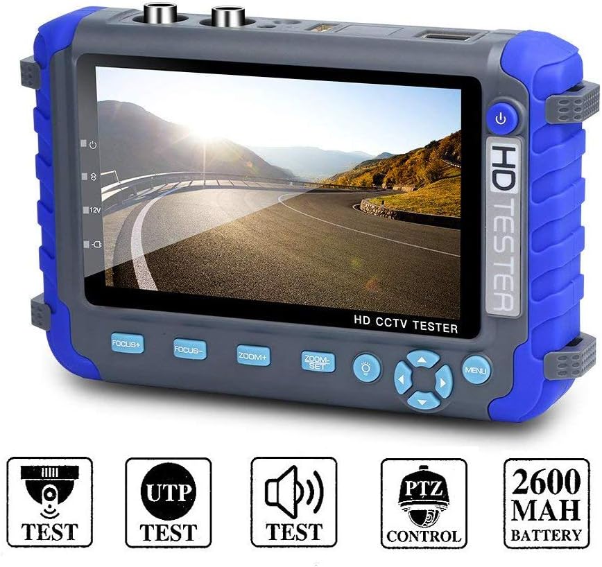 5 Inch 4 In 1 CCTV Camera Tester with PTZ Controller T1361