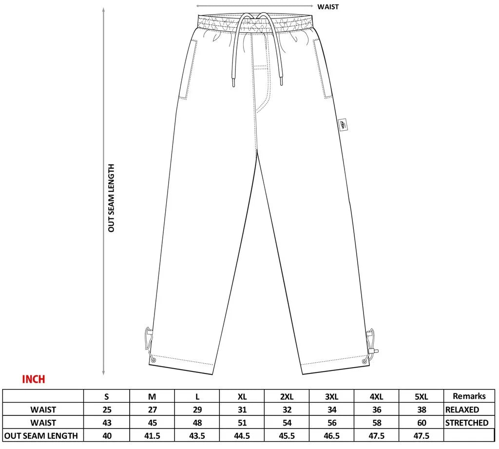 Black Fleece Cargo Sweatpants H386