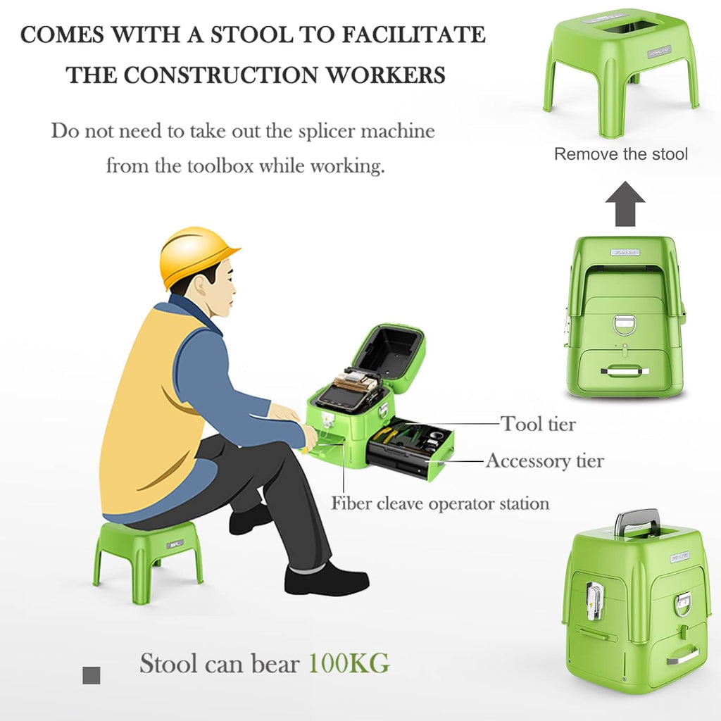 Fusion Splicer Toolbox Kit with Optical Fiber Cleaver S68283