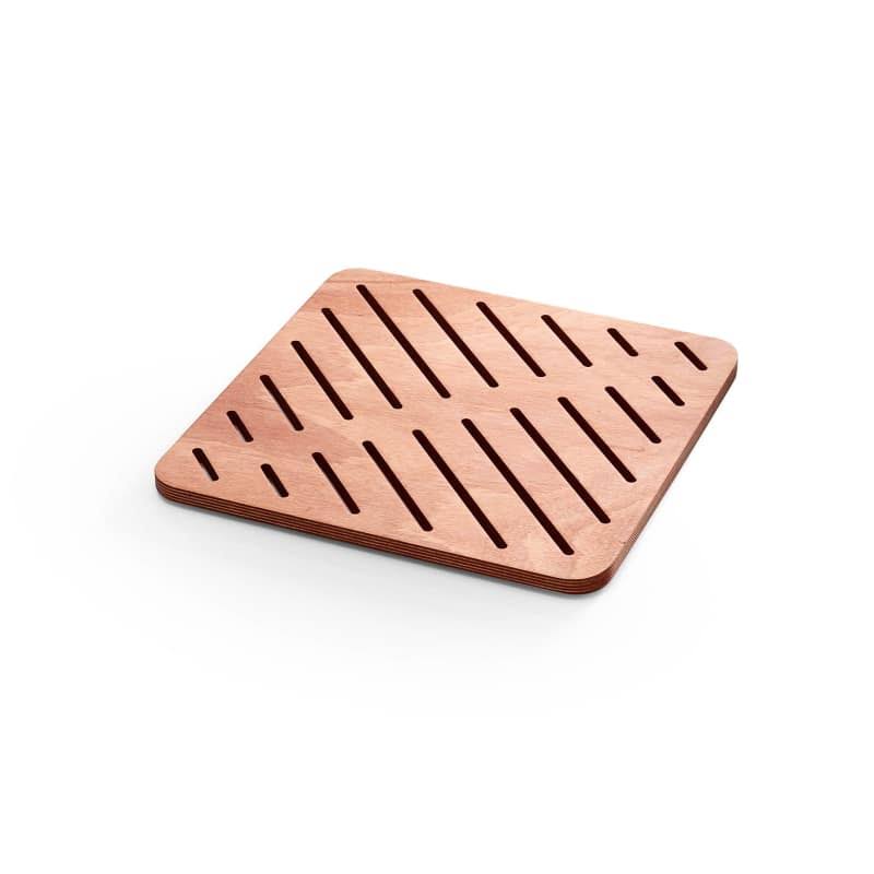 Square Wood Shower Mat P92949