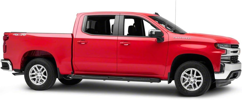 Black Running Boards for Silverado 1500 Crew Cab J4267
