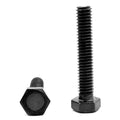 M14 x 2.00 x 70 mm Coarse Thread DIN 933 Class 10.9 Hex Cap Screw Alloy Steel Black Oxide Pk 100 F741