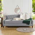 Light Gray Solid Wood Daybed E796810