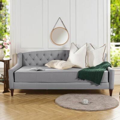 Light Gray Solid Wood Daybed E796810