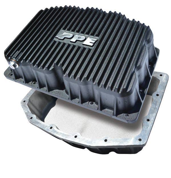 Black Heavy-Duty Cast Aluminum Engine Oil Pan K396629