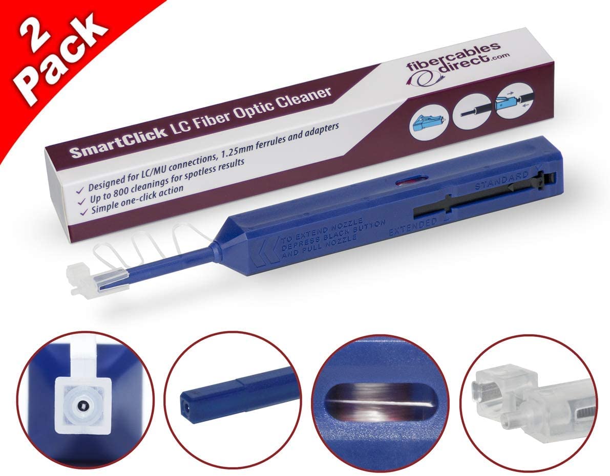 2 Pack LC Fiber Cleaner Pens O6694