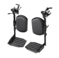 Elevating Legrests Wheelchair, Aluminum Footplates, Padded Calf Pads, 1 Pair J9089