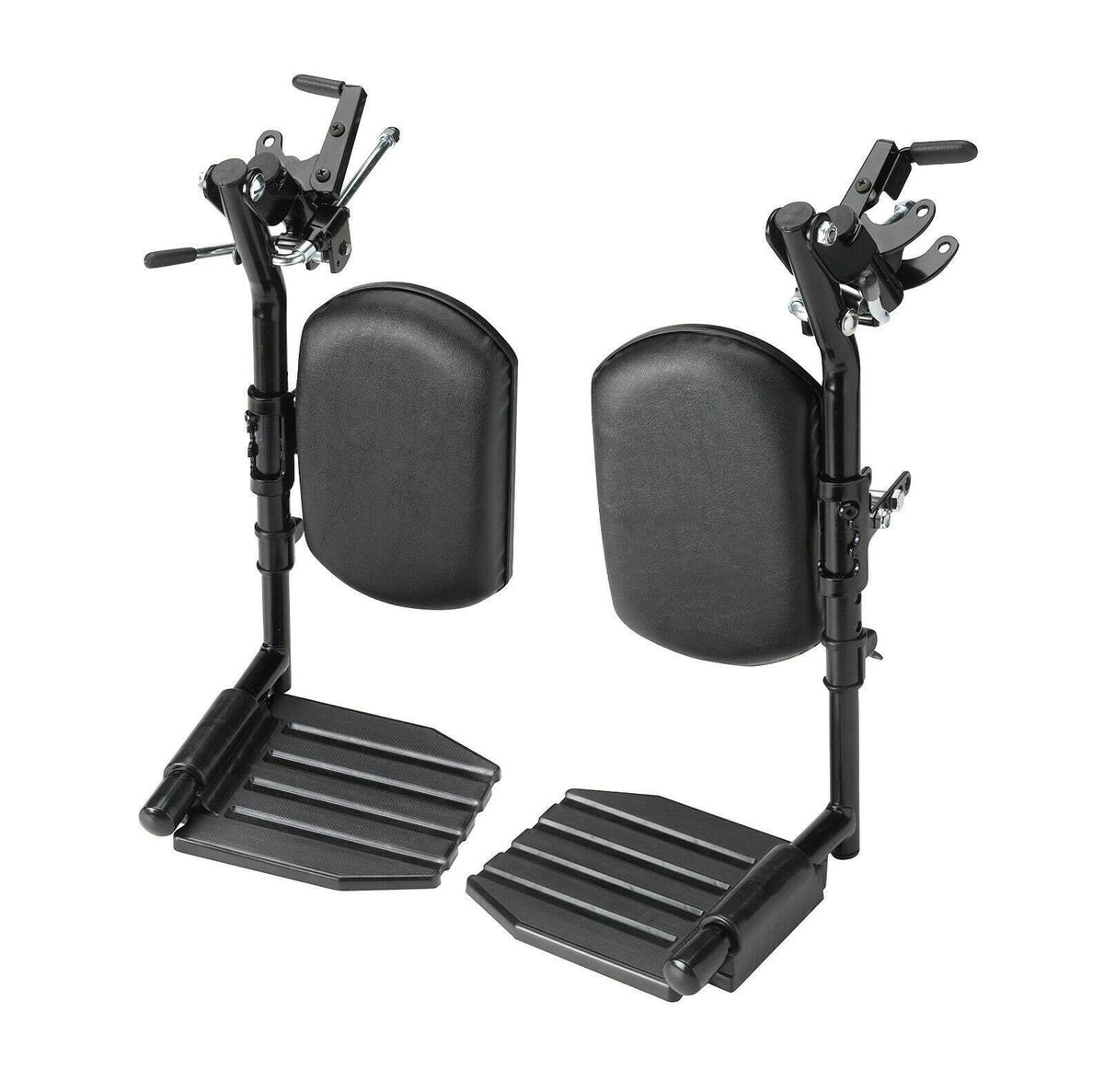 Elevating Legrests Wheelchair, Aluminum Footplates, Padded Calf Pads, 1 Pair J9089