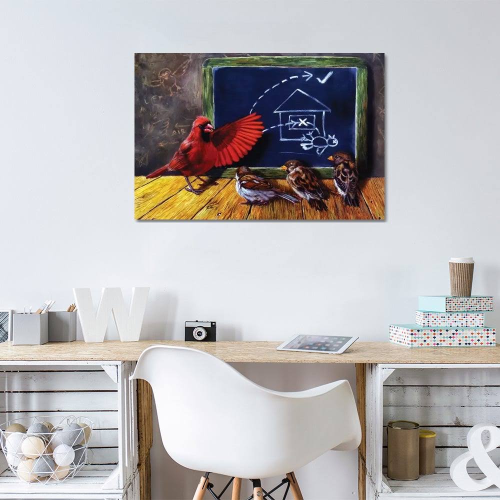 Flight School Print Canvas Art S494704