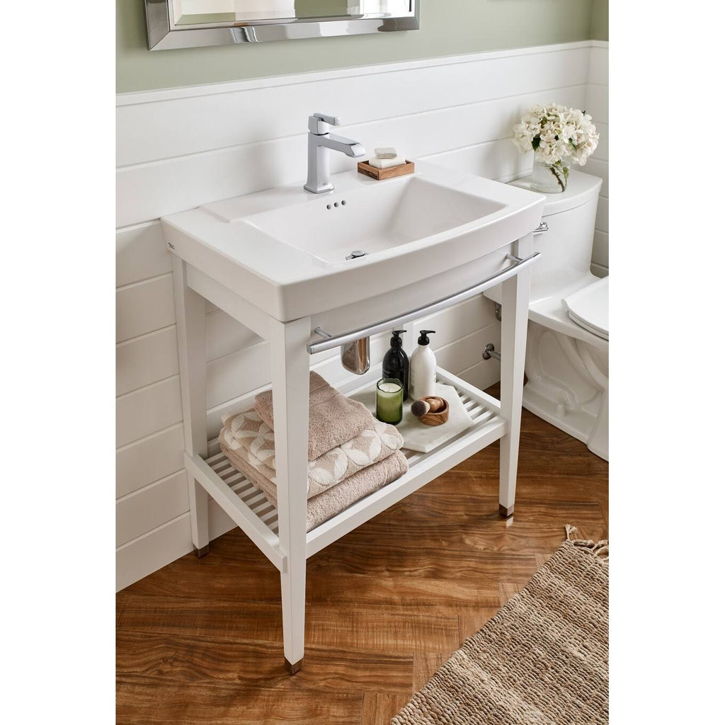 White Bathroom Sink L249
