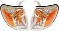 Clear & Amber Lens Turn Signal Light Pair for Toyota Tundra 2005 2006 K10596