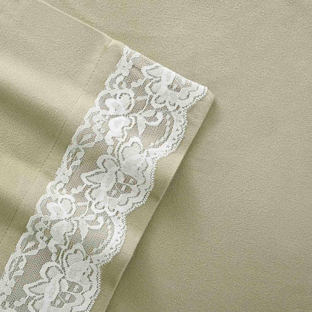 Meadow Cal-King Flannel Sheet Set B4793