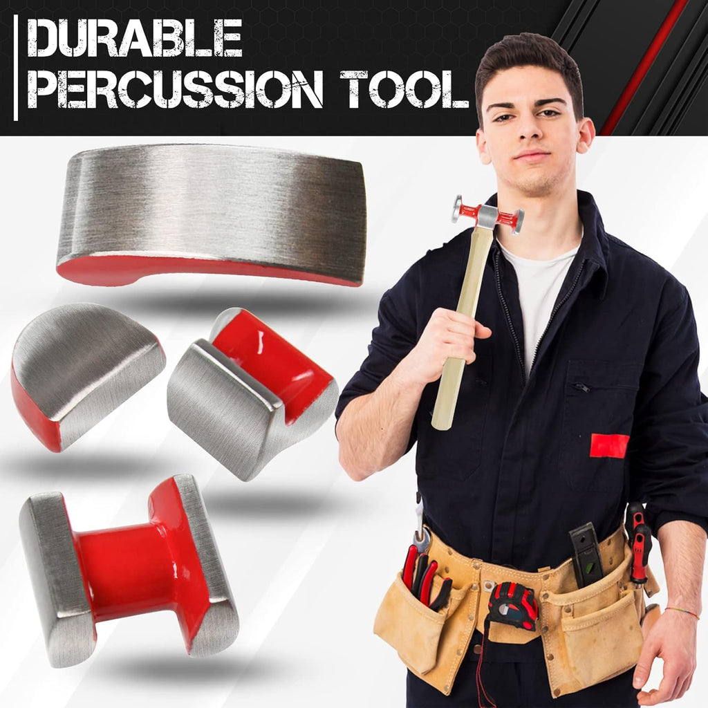 7-Piece Auto Body Repair Kit with Carbon Steel Hammer Heads and Dollies A86478