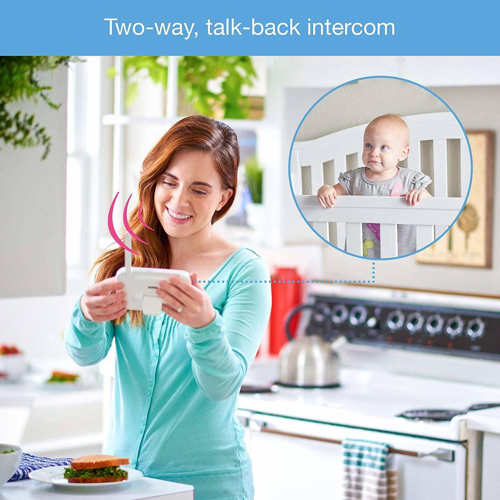 Video Baby Monitor with Interchangeable Wide Angle and Standard Optical Lens R451