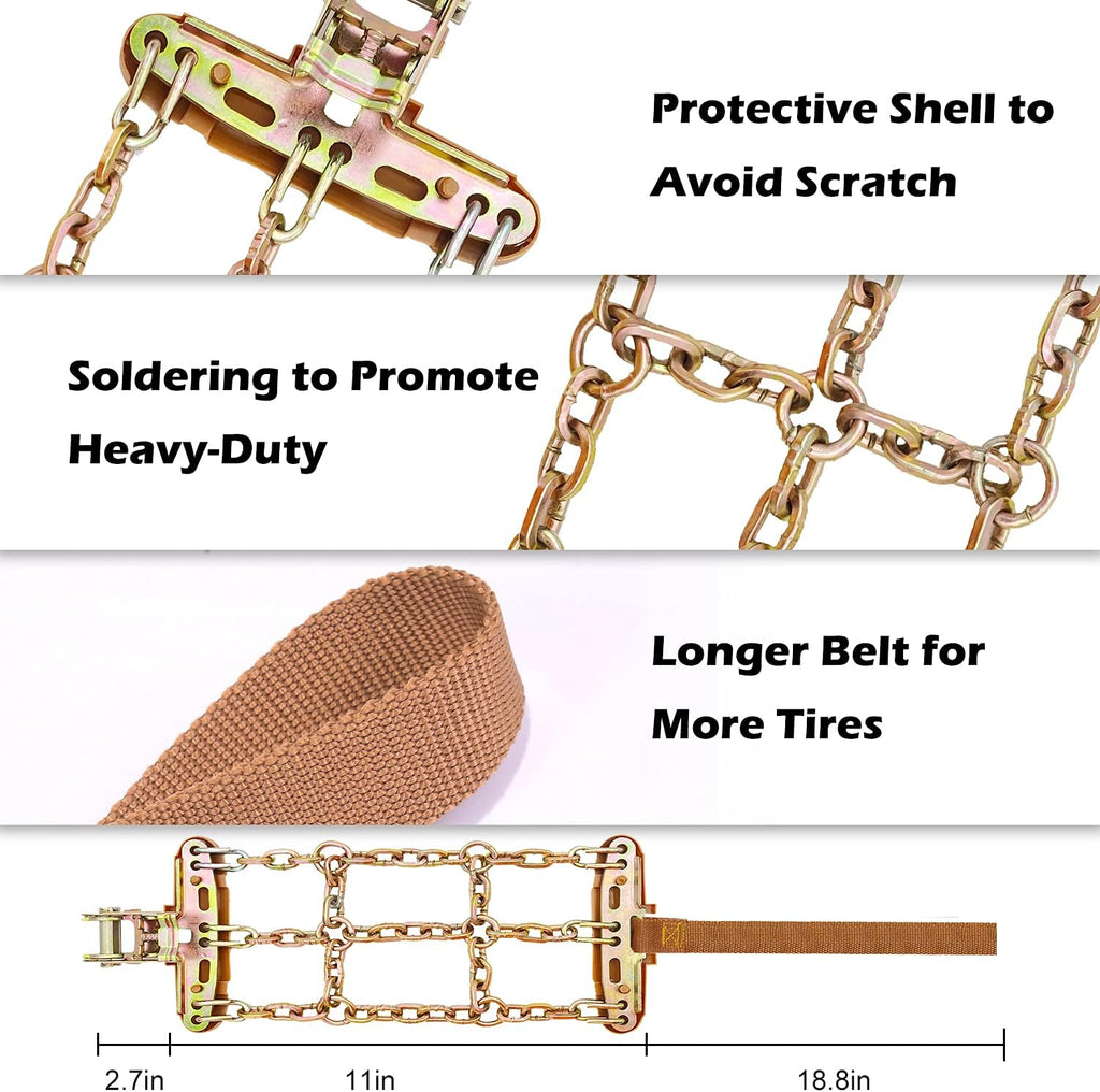 Snow Chains for Tire Width 225-285mm Q5111