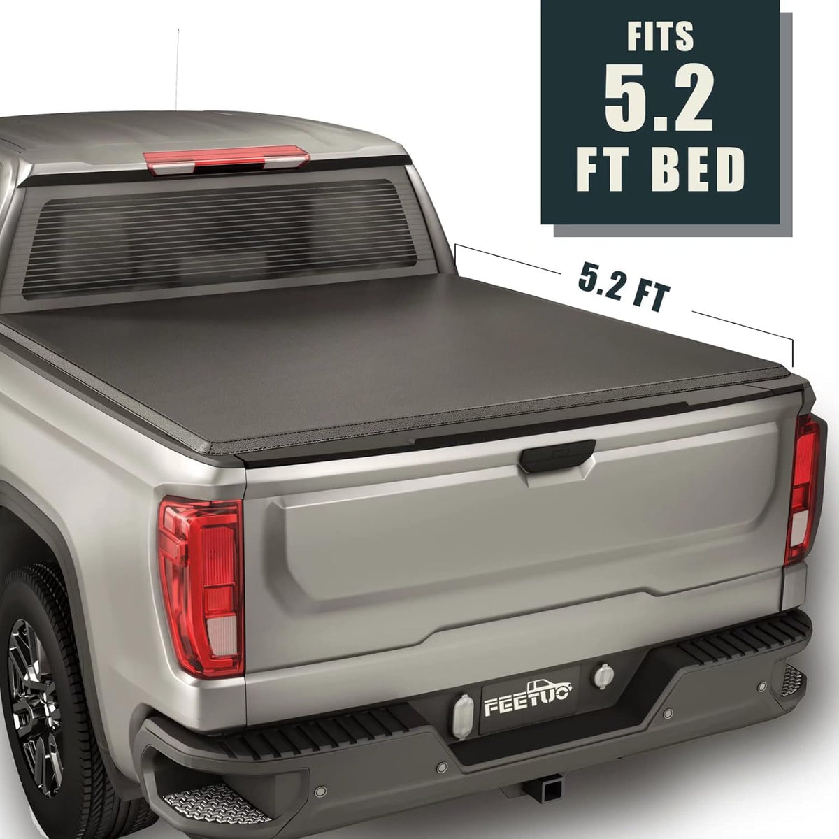 Soft Tri-Fold Tonneau Cover Truck Bed W87520