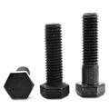 3/8x22-16 x 4 1/2x22 (PT) Coarse Thread Grade 5 Hex Cap Screw (Bolt) Black Oxide Pk 50 G92900