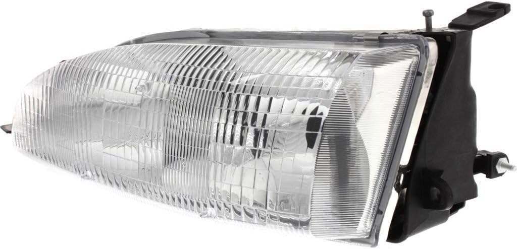 Driver Side Halogen Headlight for Toyota Camry 1995 1996 Pack of 2 X174981