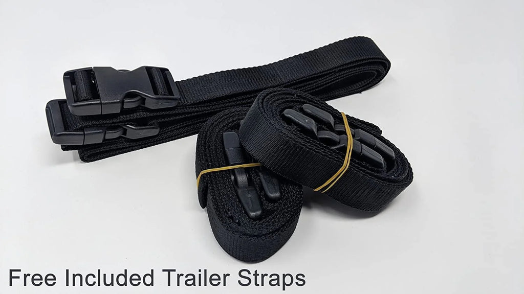 Red Black Trailerable Jet Ski Cover with Trailer Straps and Storage Bag K75202