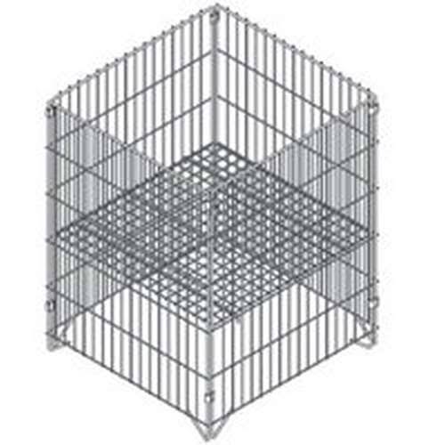Square Zinc Dump Bin R4246