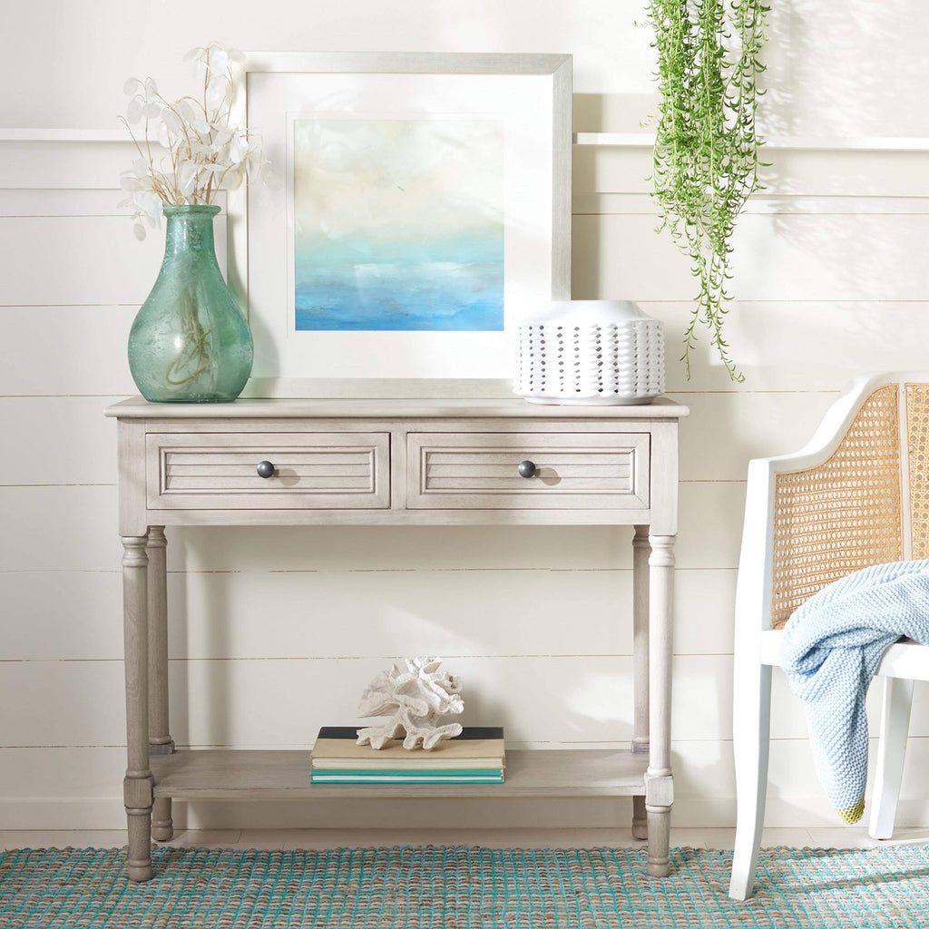 Greige 2 Drawer Console Table N537600