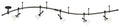 5 Light Flex Track Kit Sable Bronze Patina N5136