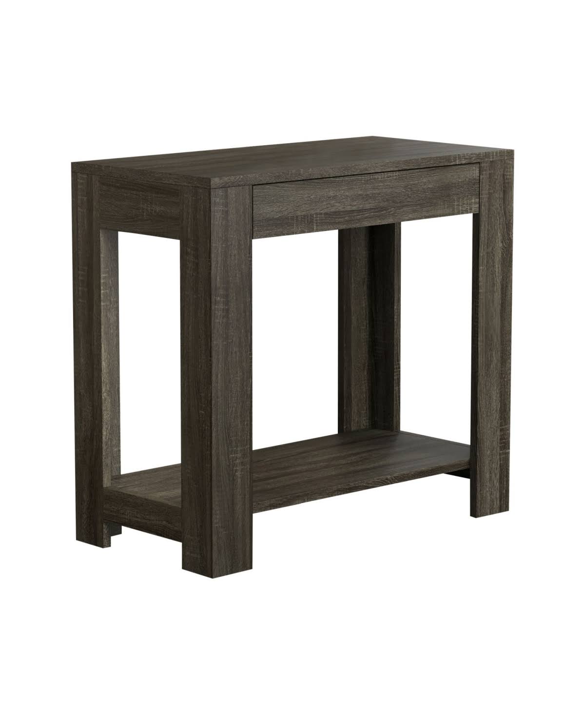White Accent Table with Drawer Y11689