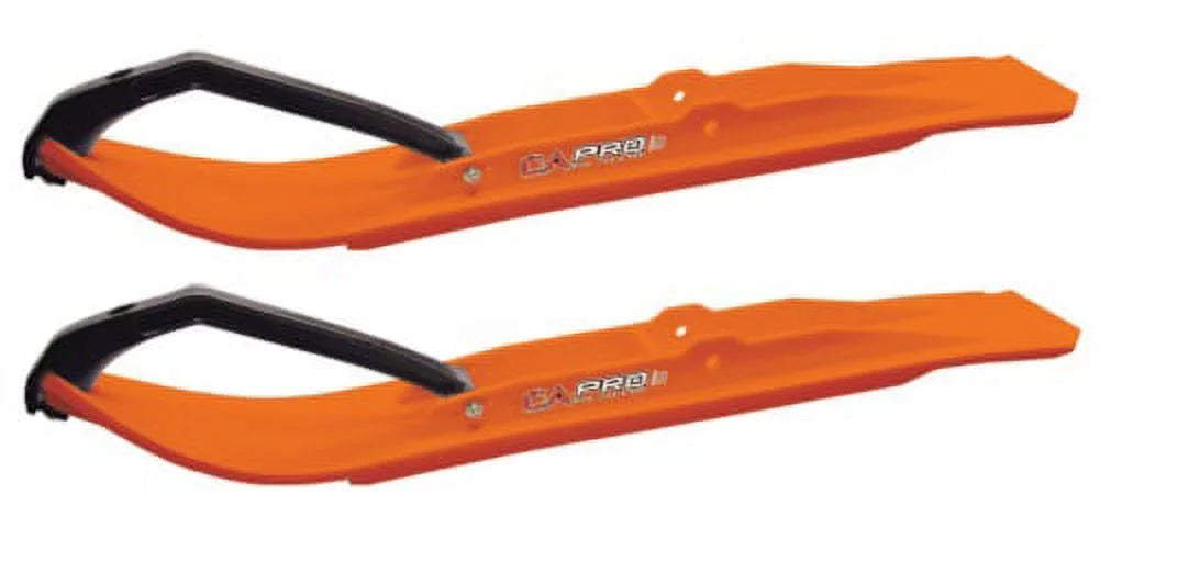 Orange XT Snowmobile Skis with 7.5" Shaper Bars Complete Kit X81075