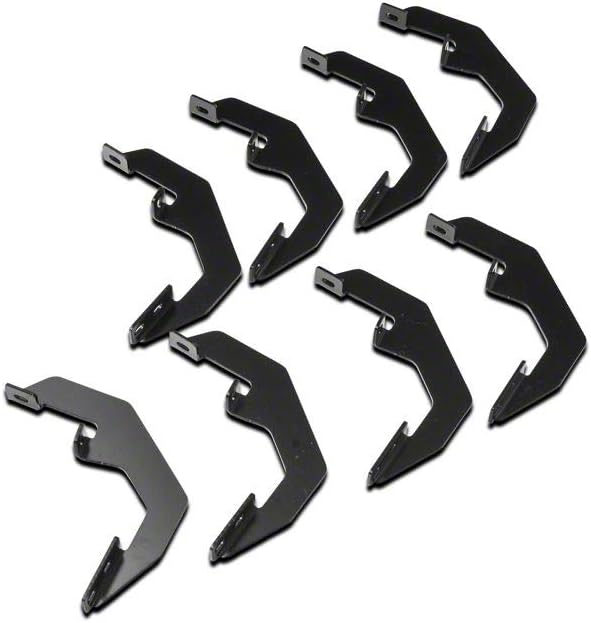 Black Running Boards for Silverado 1500 Crew Cab J4267