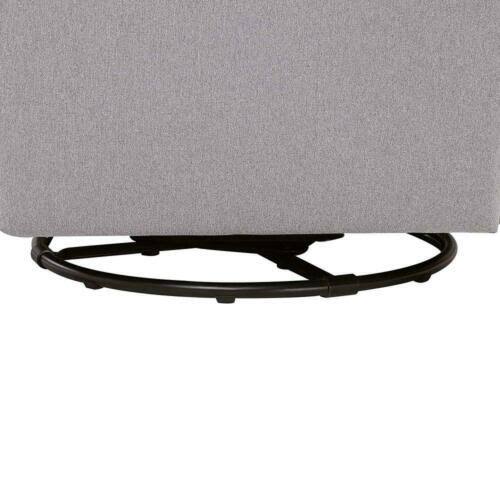 Grey Swivel Glider and Ottoman G175