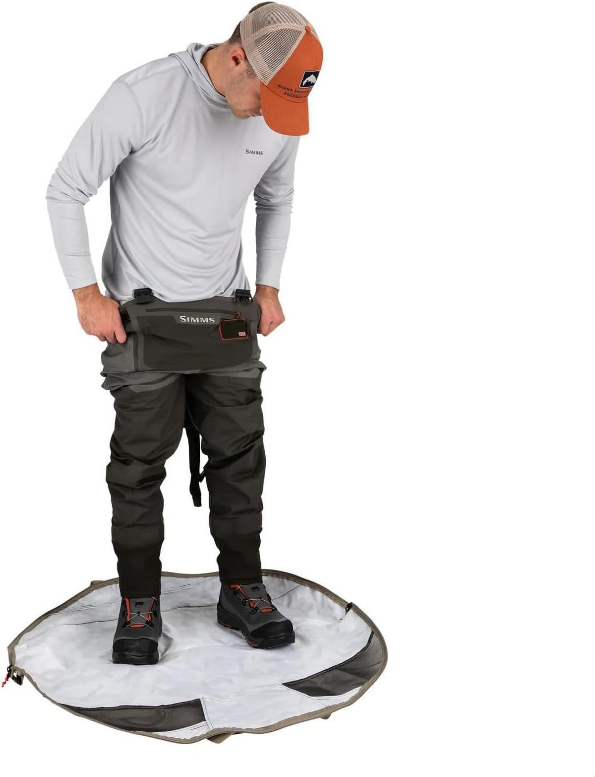 Orange Foldable Wader Bag with Changing Mat R397938