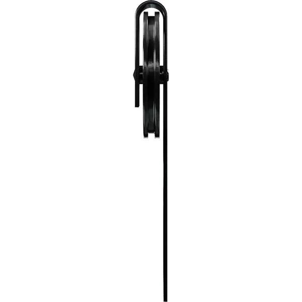 Black Wagon Wheel Roller Hanger for Barn Door T70209