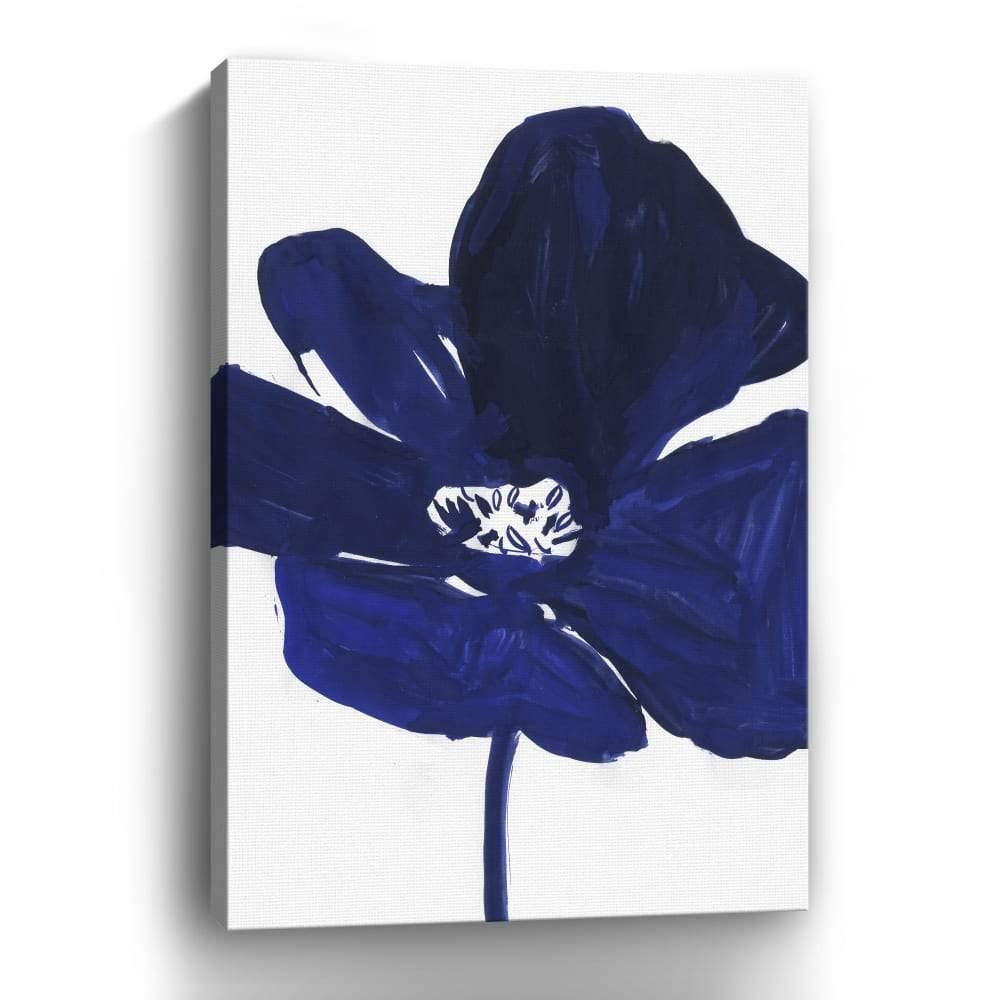 Indigo Petal Canvas Giclee P32230