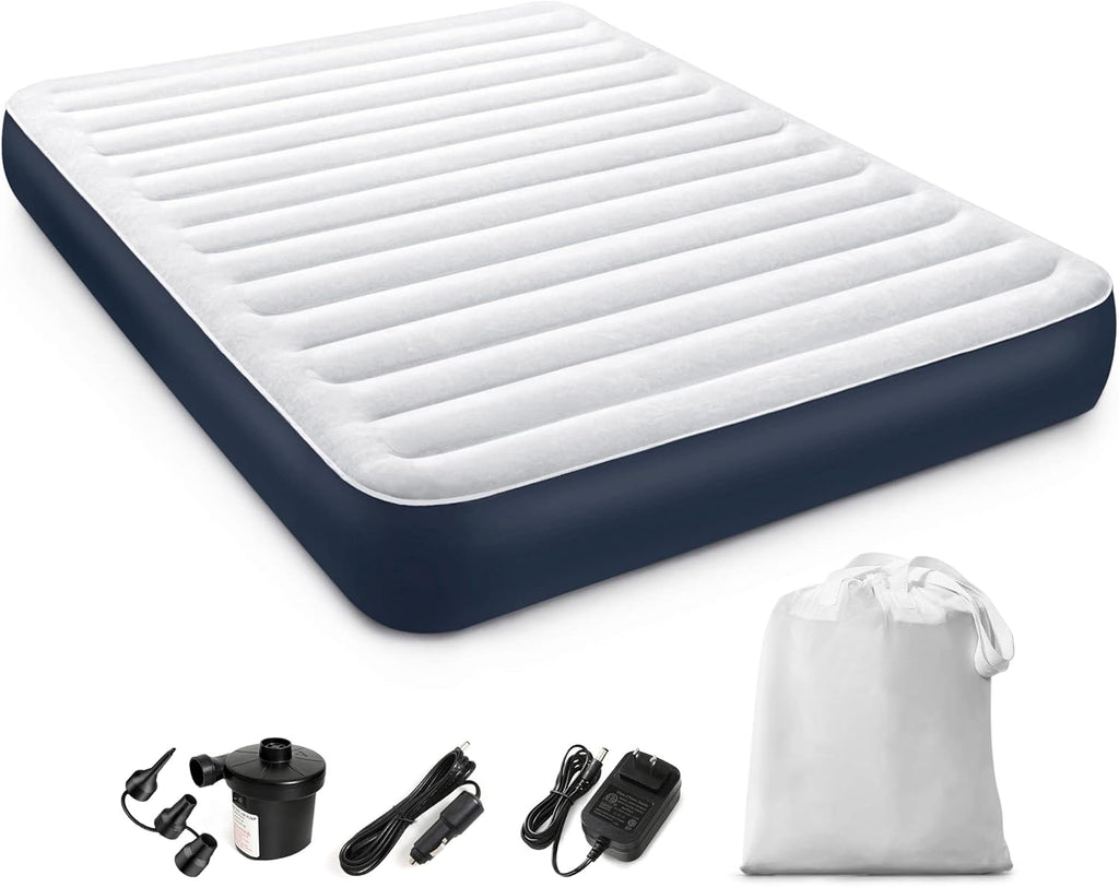 Queen Size Inflatable Air Mattress with Pump L5112